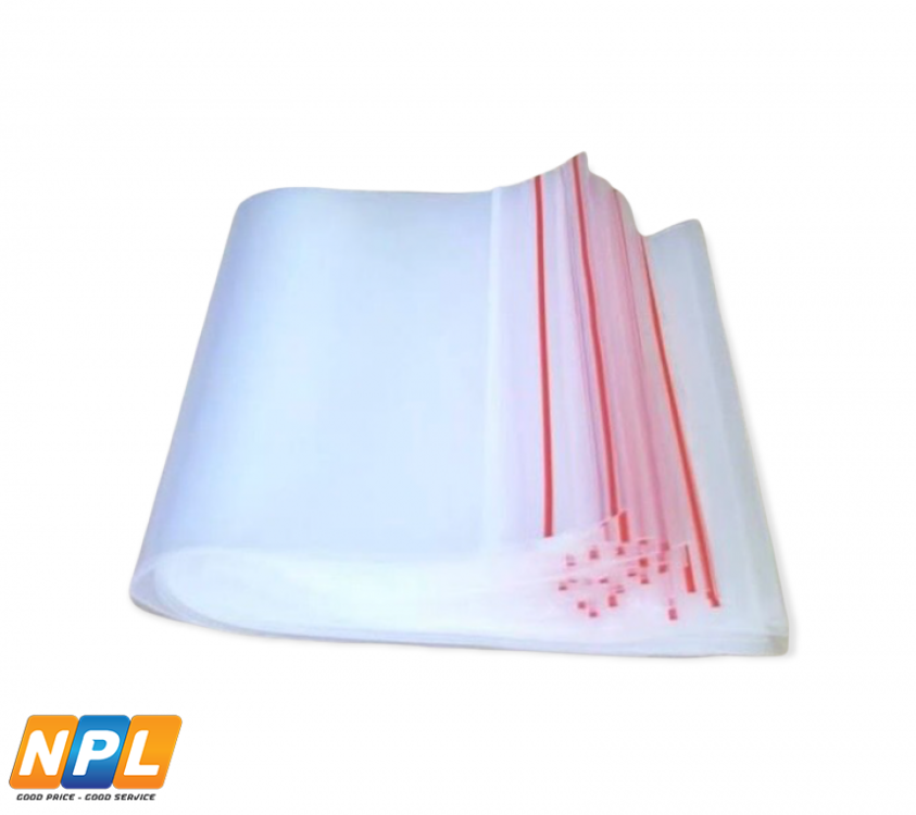 TÚI ZIPPER CHỈ ĐỎ NHIỀU KÍCH THƯỚC